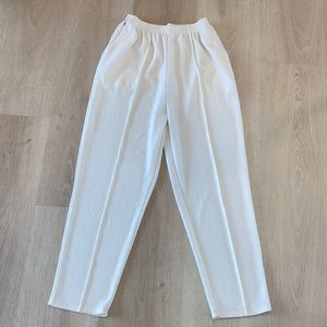 Stretchy ribbed trousers